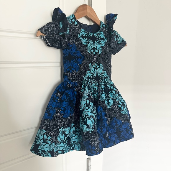 Pretty African Print Girl Dress - Picture 3 of 6